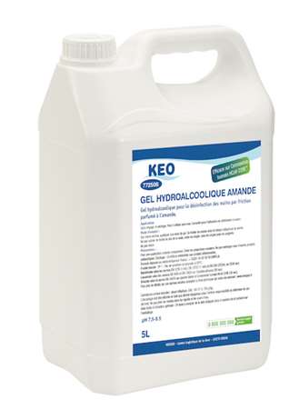 Image de KEO GEL HYDROALCOOLIQUE AMANDE 5L