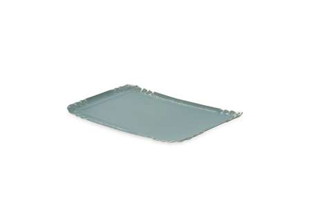 Image de PLATEAU TRAITEUR CARTON ARGENT 19 x 28 cm X 100