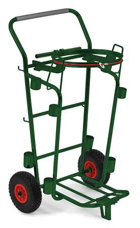 Image de CHARIOT DE VOIRIE AVEC ANNEAU PORTE SAC 120L