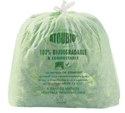 SAC 130L VERT BIODEGRADABLE COMPOSTABLE COLIS DE 100