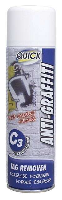 Image de ANTIGRAFFITI SANS SOLVANT CHLORE C3 SURFACE POREUSE 500ML