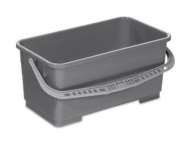 Image de SEAU 22L GRIS ANSE GRISE