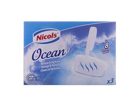 Image de BLOC CUVETTE WC OCEAN LOT DE 3 X 45G