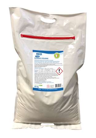 KEO LESSIVE POUDRE SAC 15KG ECOCERT