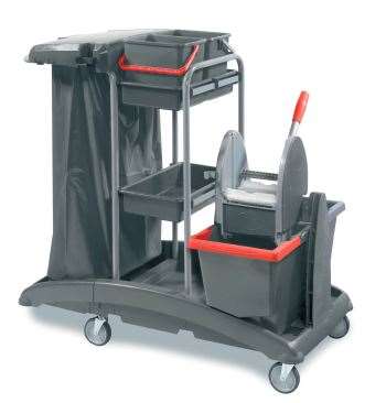 Image de CHARIOT MENAGE LAVAGE IDEA TOP 13 SANS PRESSE ROUES 125